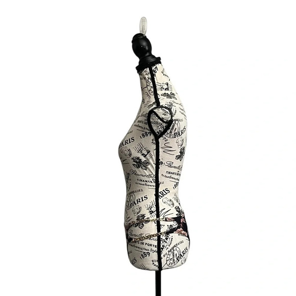 Women’s Floral Print Chain Link Bikini Swimwear S Black Pink Rose Two Piece 2024 - Picture 5 of 10